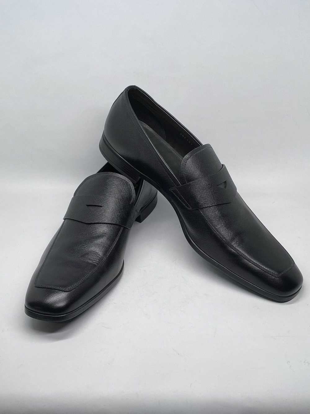 Prada Prada Saffiano Leather Penny Loafer size 12… - image 3