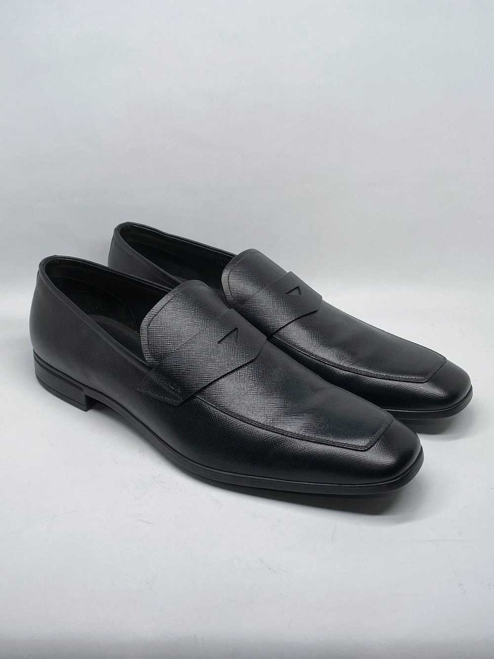 Prada Prada Saffiano Leather Penny Loafer size 12… - image 4