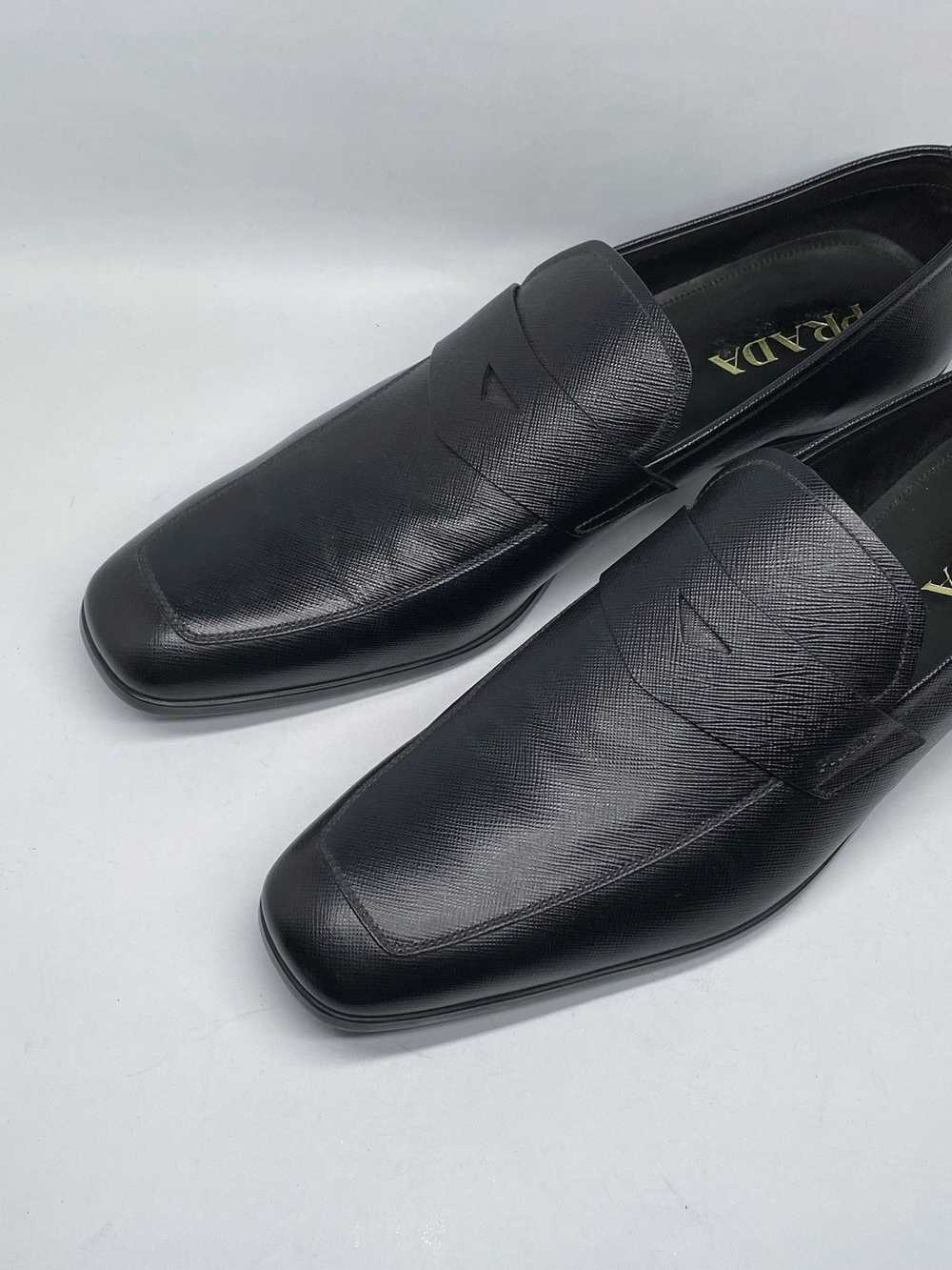 Prada Prada Saffiano Leather Penny Loafer size 12… - image 5