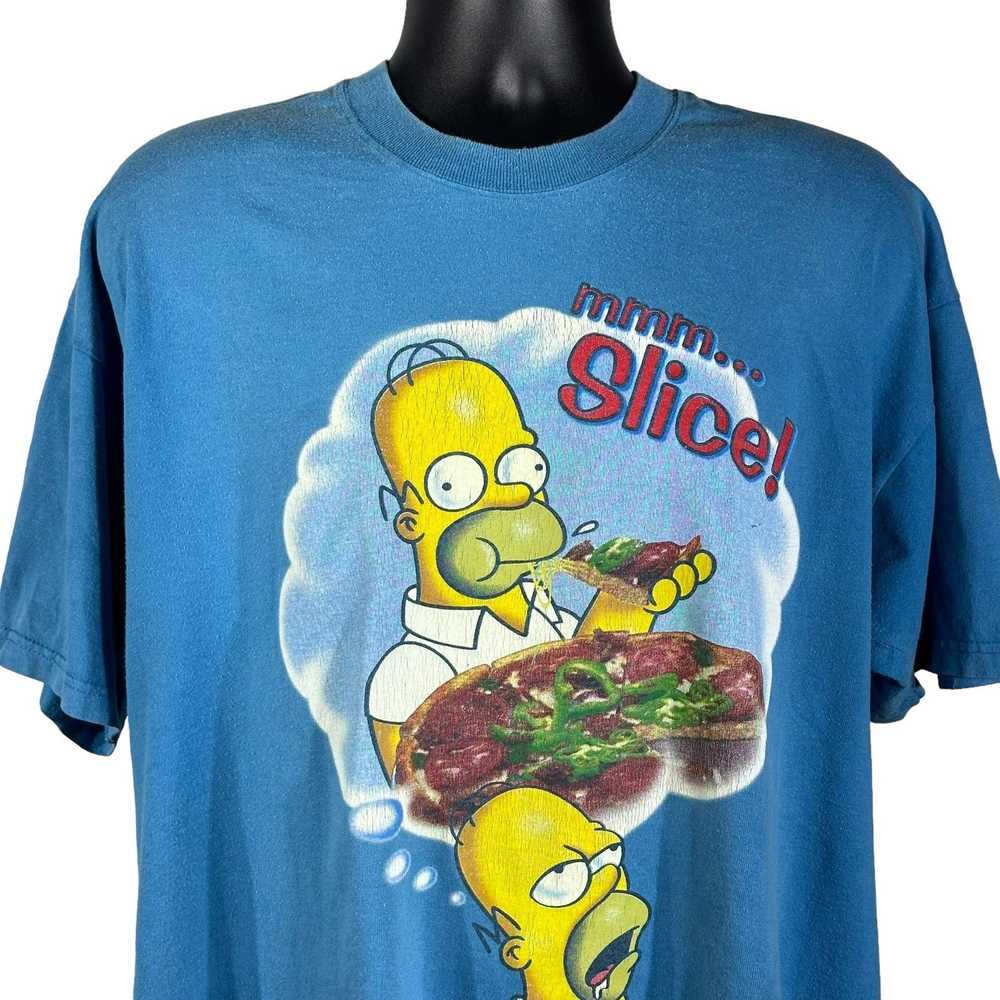 Vintage Vintage Homer Simpson Pizza Tee - image 2