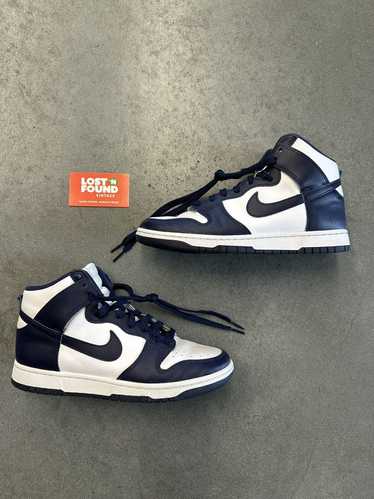 Nike 2021 Nike Dunk Hi Retro Championship Navy - image 1