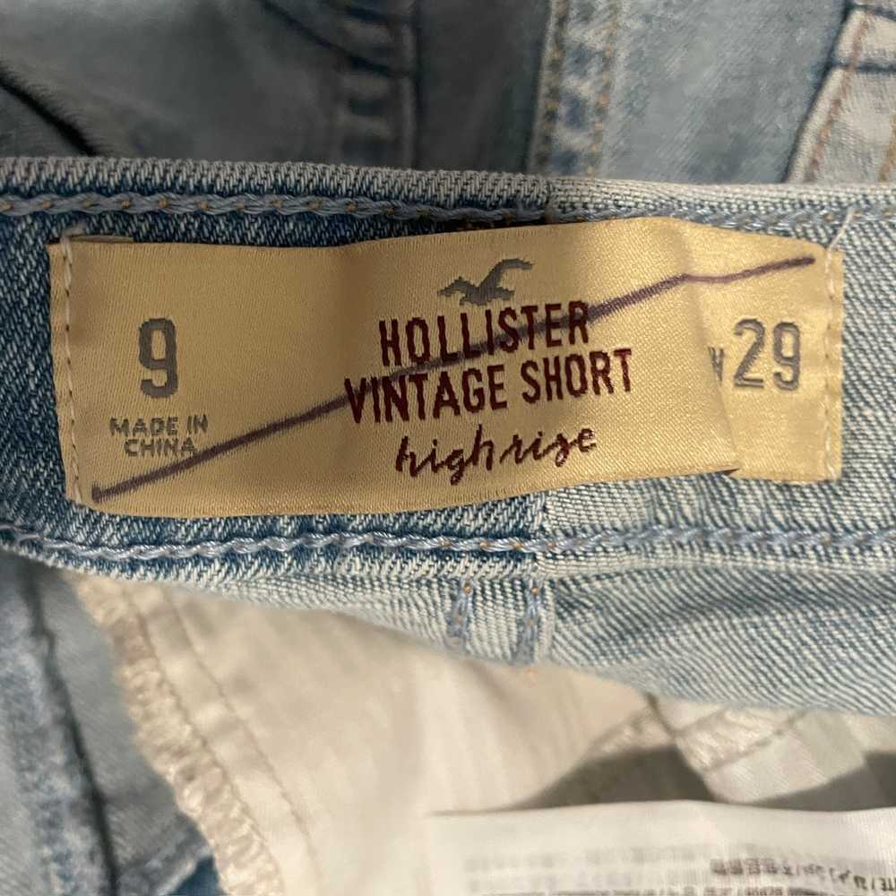 Hollister distressed patchwork vintage high rise … - image 4