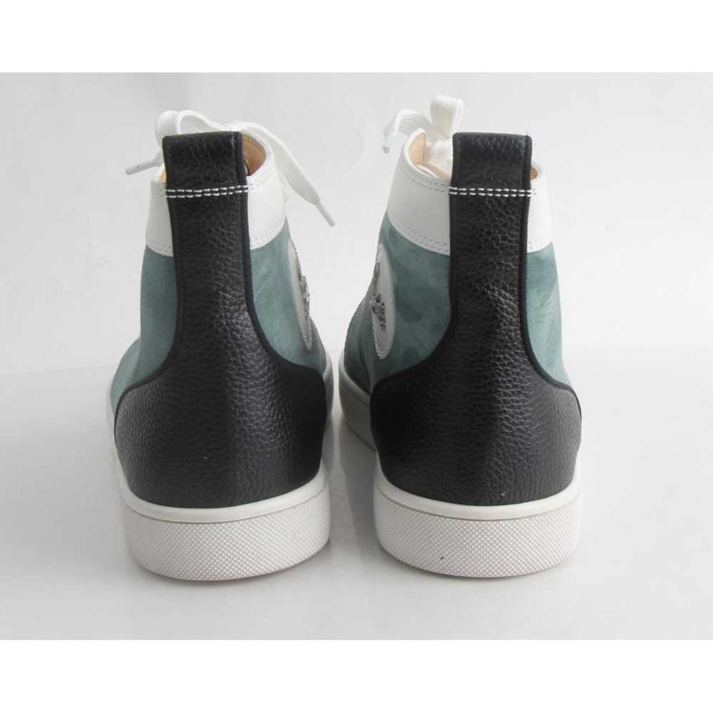 Christian Louboutin Louis leather high trainers - image 3