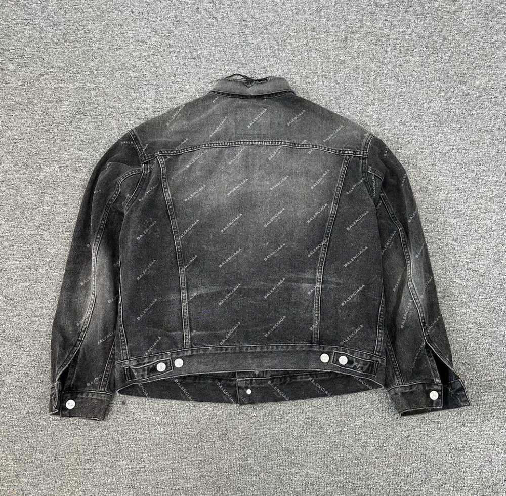 Balenciaga Balenciaga bullet screen printed grey … - image 2