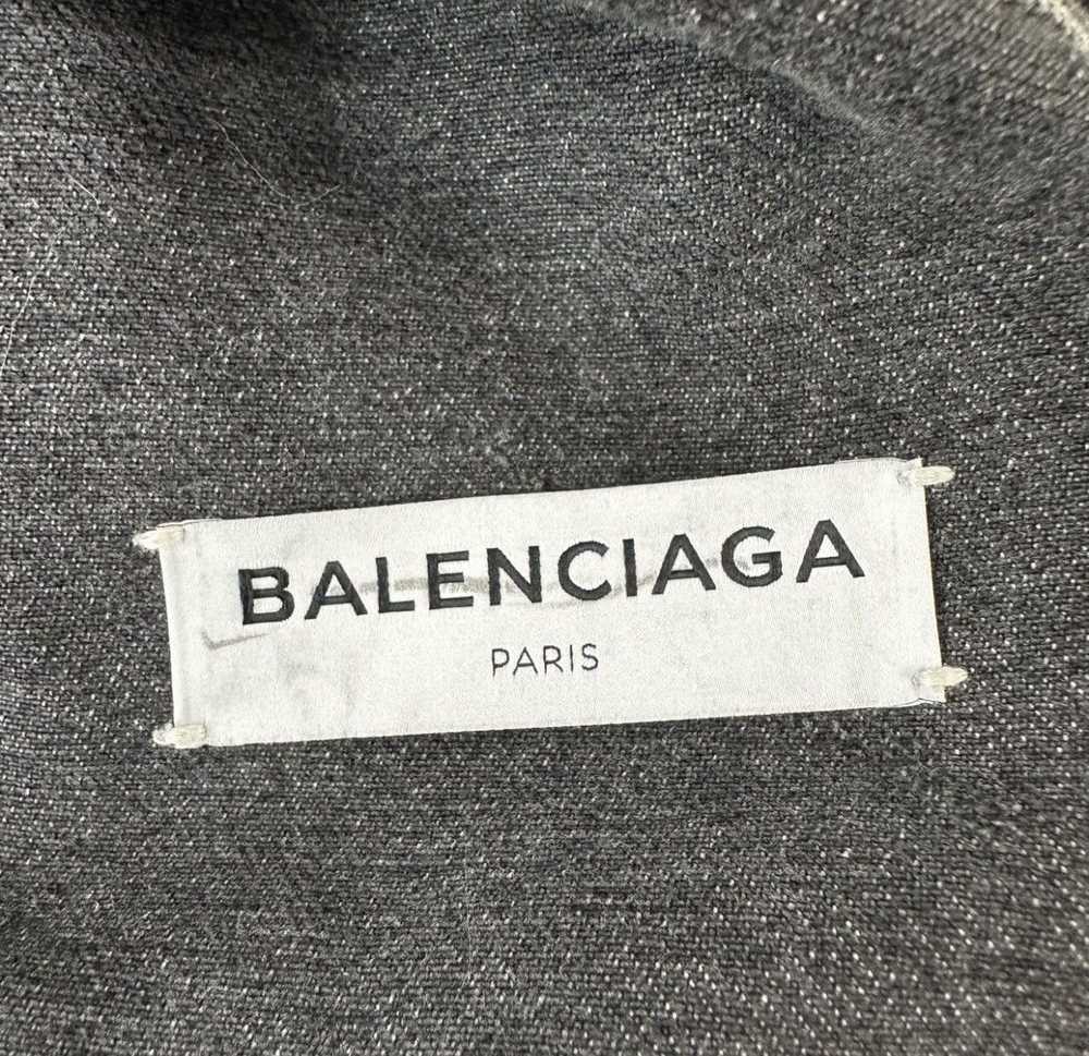 Balenciaga Balenciaga bullet screen printed grey … - image 7