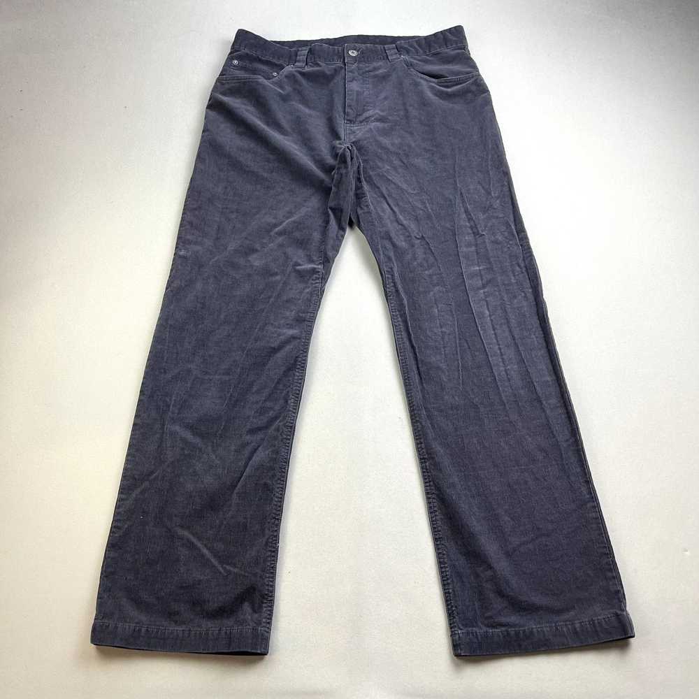 Prana prAna Pants Mens 36x32 Black Corduroy Chino… - image 1