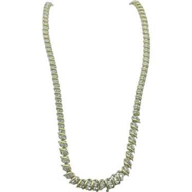 10K 1 ct Diamond Tennis Chain