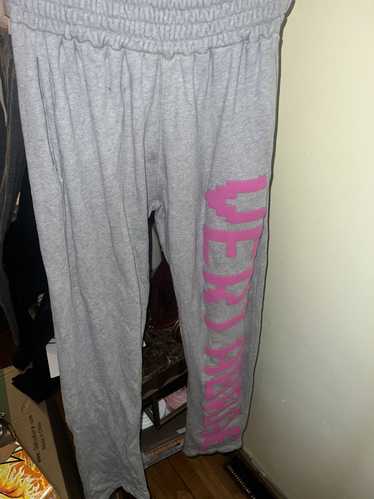 Vertabrae Vertabrae Grey and Pink Sweatpants - image 1