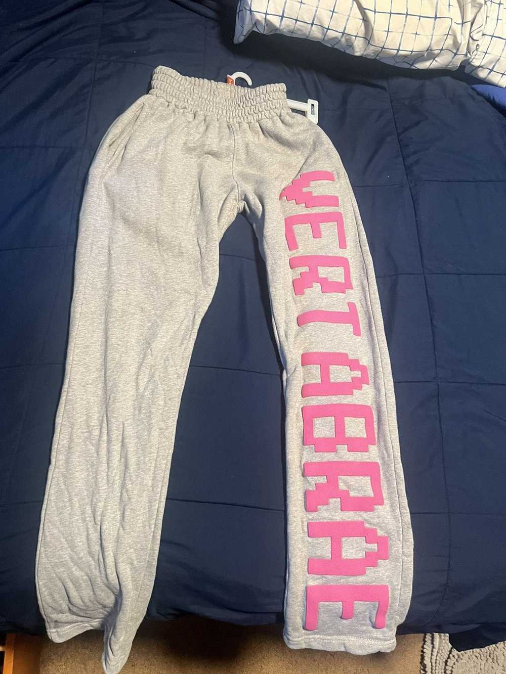 Vertabrae Vertabrae Grey and Pink Sweatpants - image 8