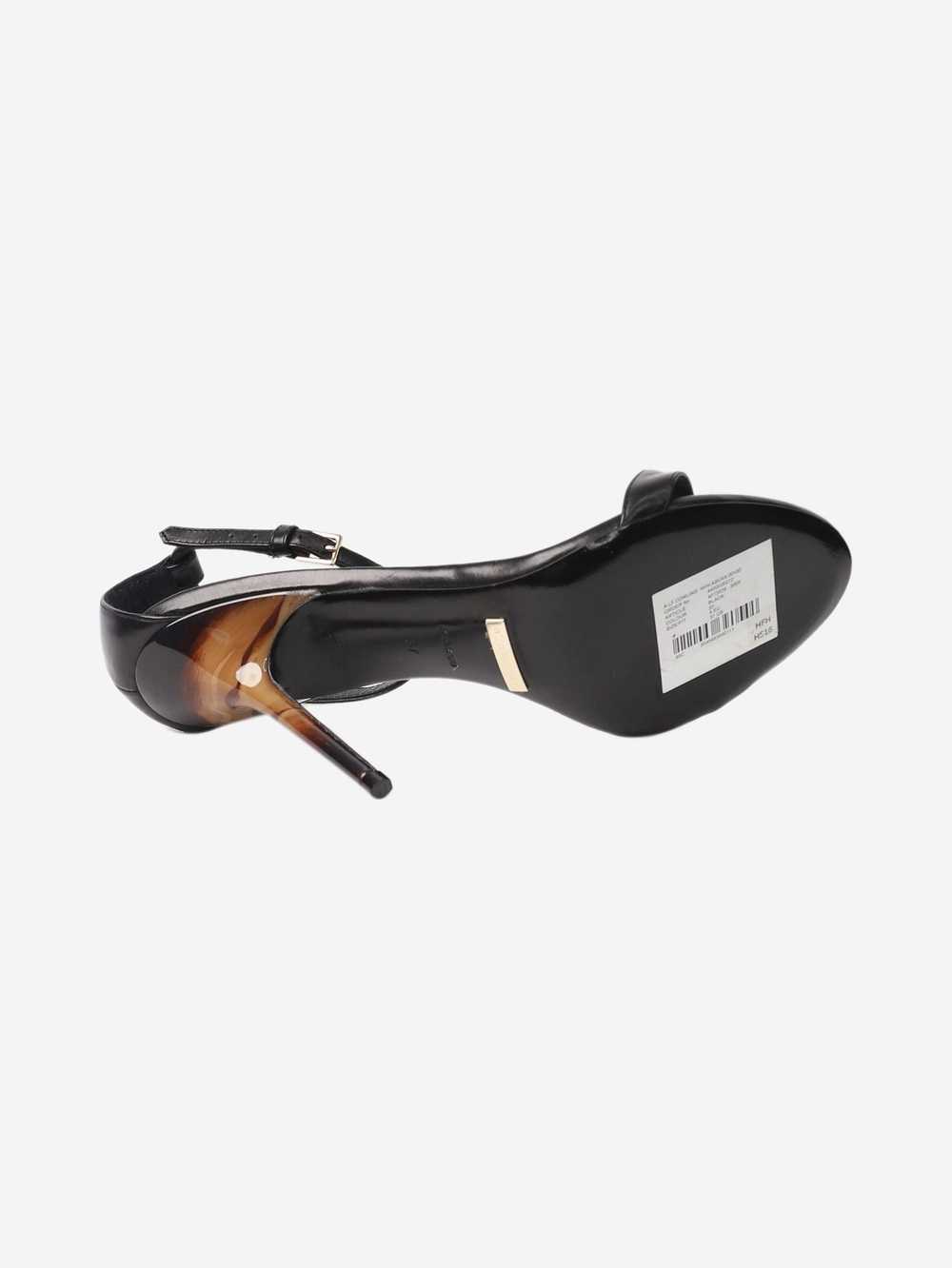 Burberry Black T-strap open-toe heels - size EU 37 - image 5