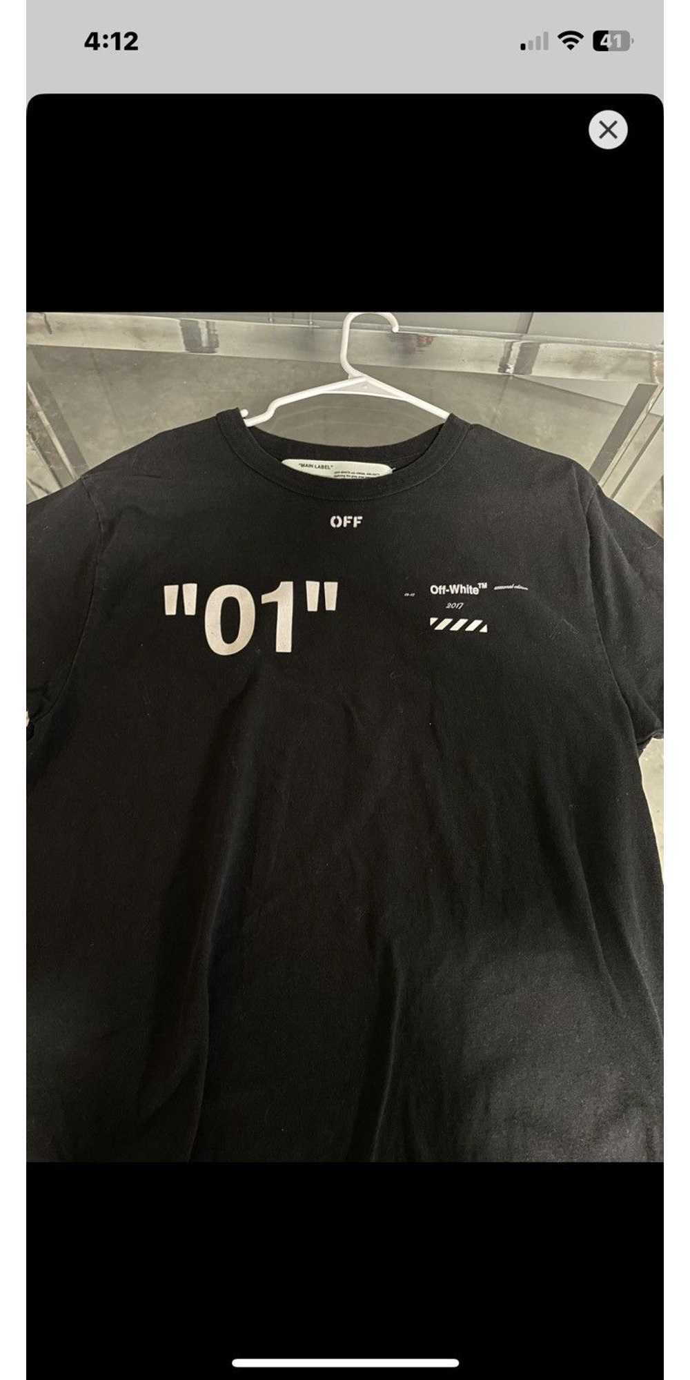 Off-White Off white “01” oversized tee - image 1