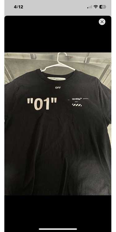 Off-White Off white “01” oversized tee