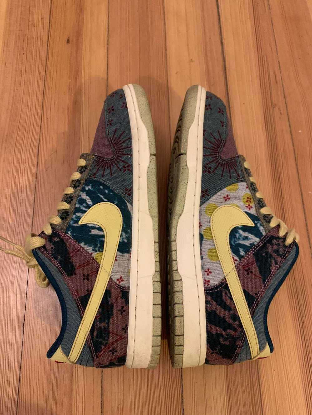 Nike Worn Once Dunk Low Community Garden - image 2