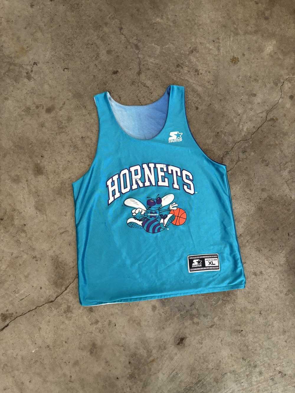 NBA × Streetwear × Vintage vintage hornets revers… - image 1