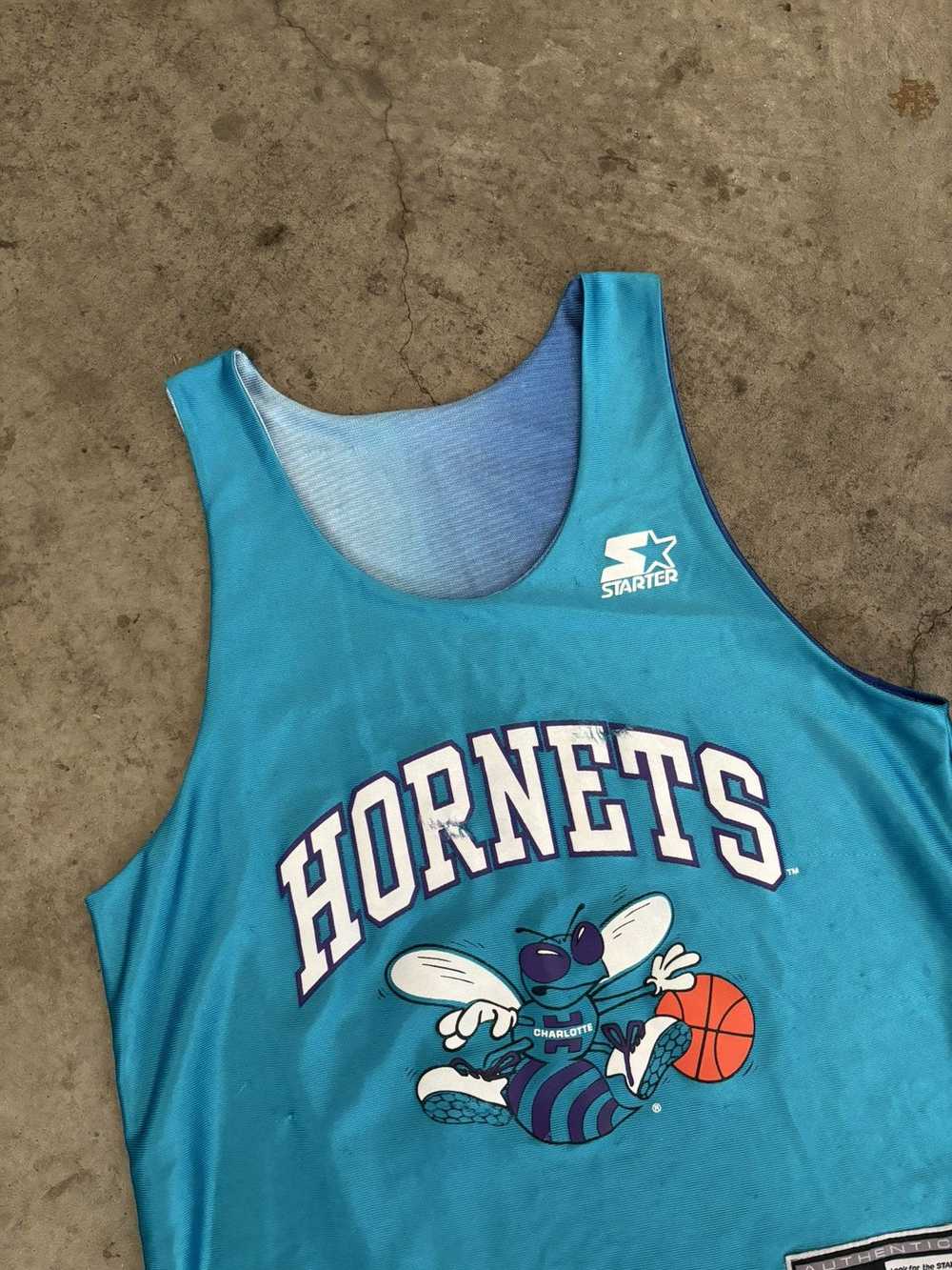 NBA × Streetwear × Vintage vintage hornets revers… - image 4