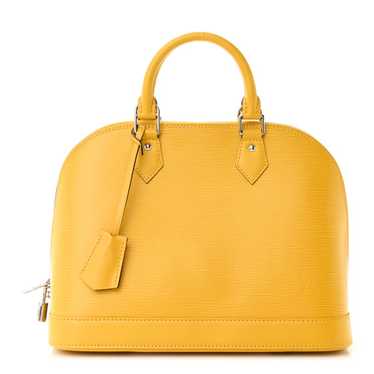 LOUIS VUITTON Epi Alma PM Citron