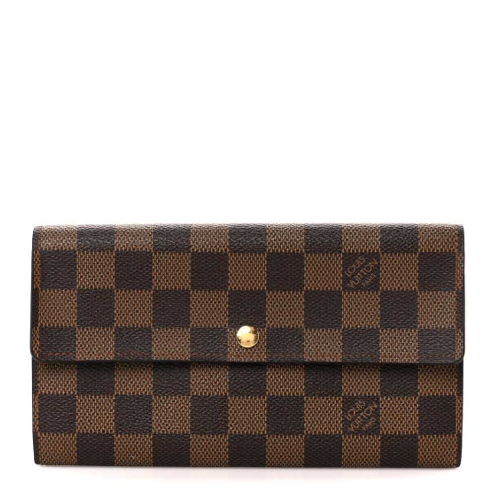 LOUIS VUITTON Damier Ebene Sarah Wallet - image 1