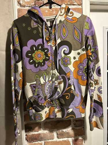 Lucky Brand Y2k lucky brand floral hoodie s