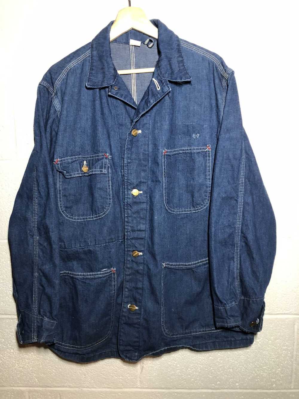 Carhartt × Vintage Vintage denim Chore Coat - image 1