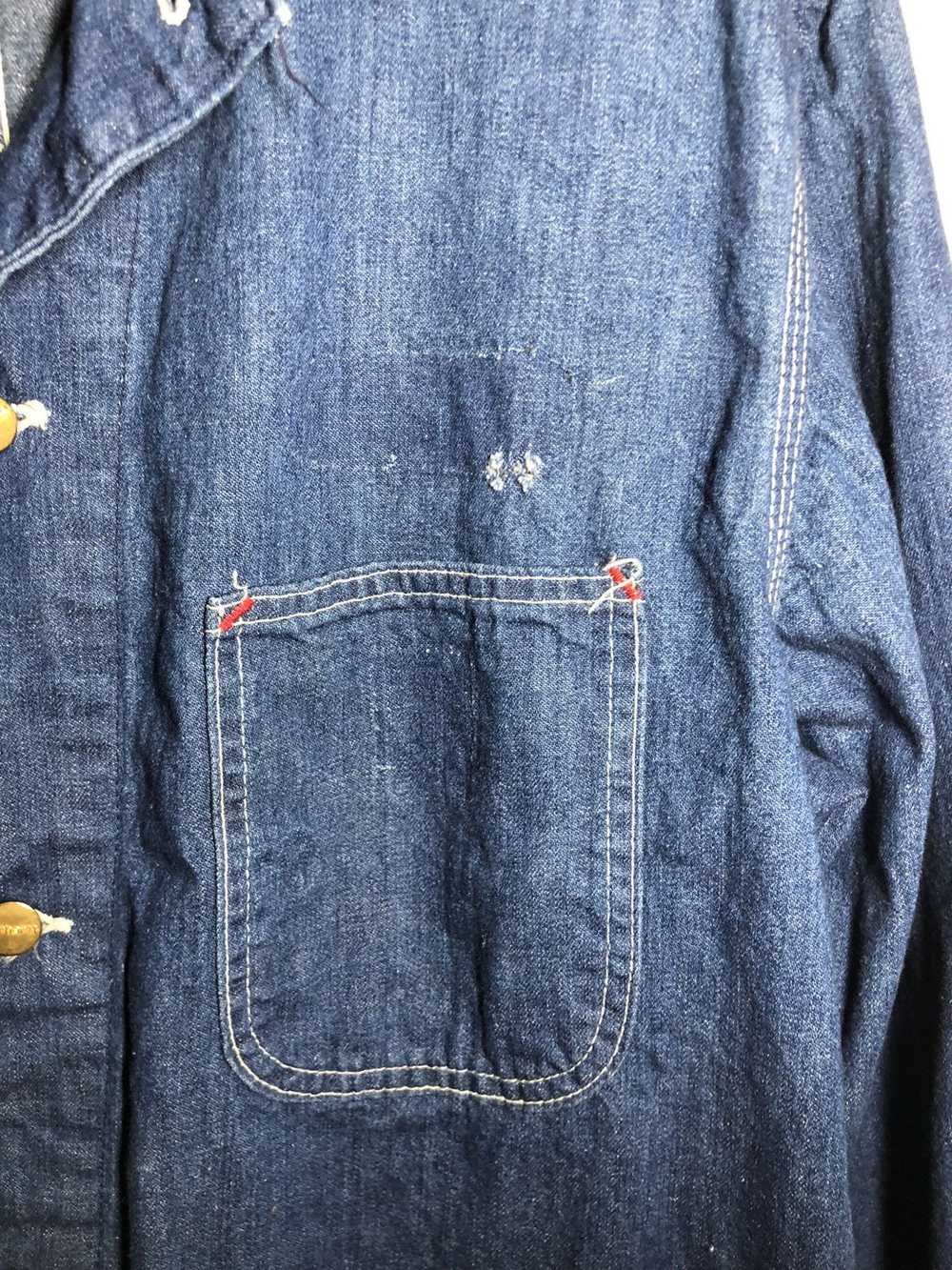 Carhartt × Vintage Vintage denim Chore Coat - image 4