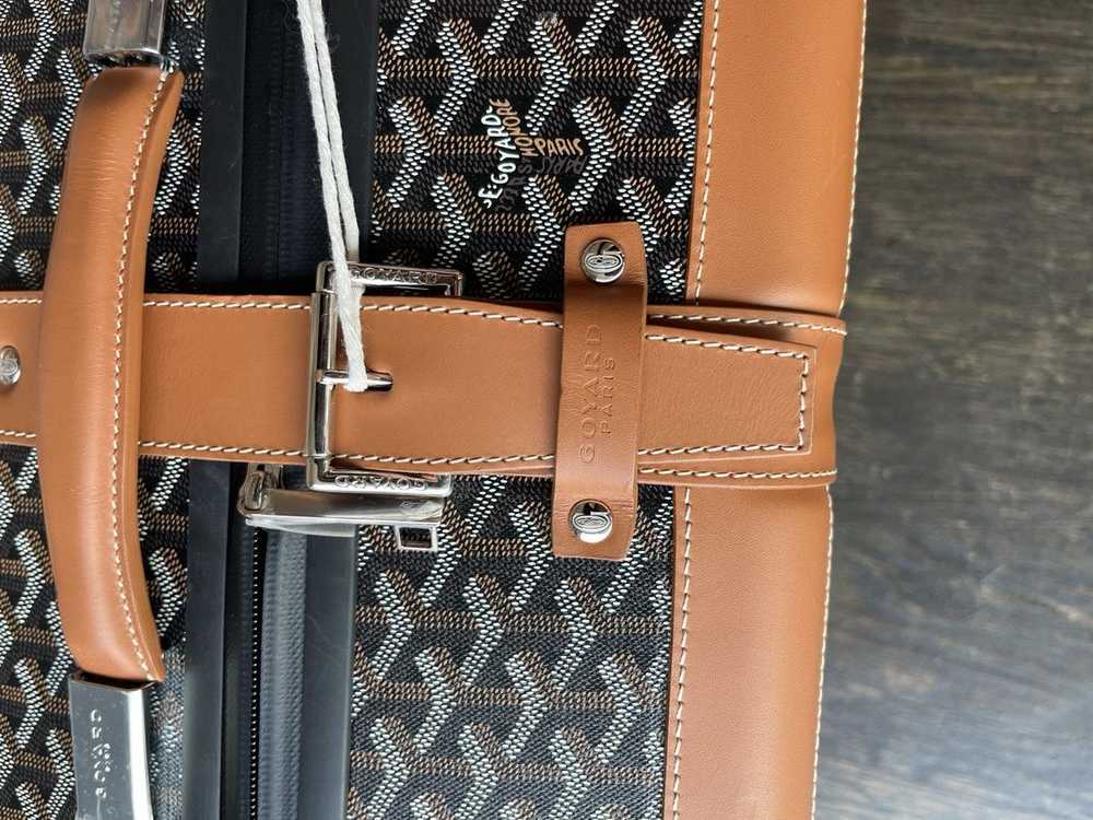 Goyard Black Brown Goyard Suitcase - image 10