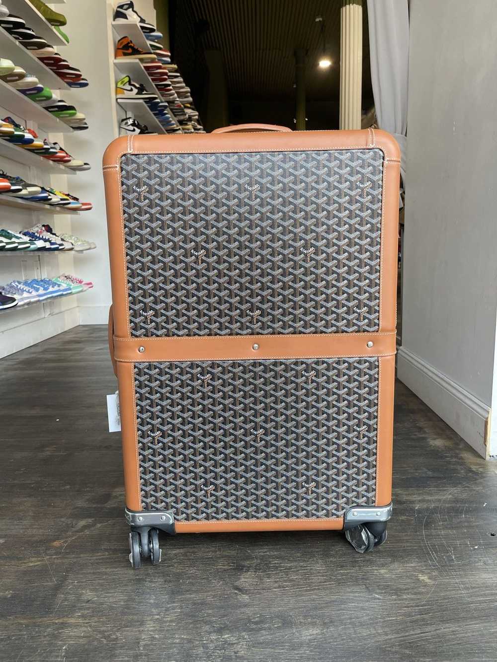 Goyard Black Brown Goyard Suitcase - image 2