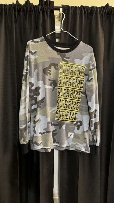 Streetwear × Supreme SUPREME STACKED LONG SLEEVE B