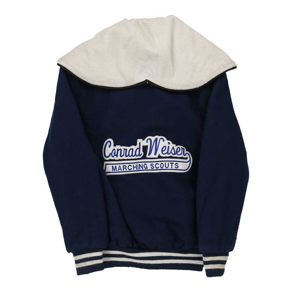 Conrad Weiser Neff Varsity Jacket - Small Navy Wo… - image 2