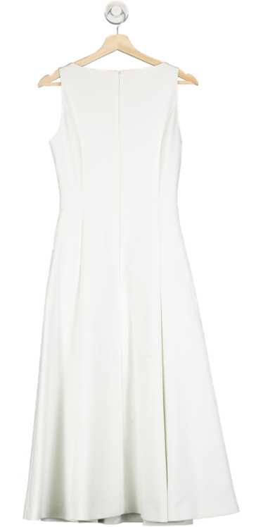 Karen Millen Ivory Compact Stretch Eyelet Detailed