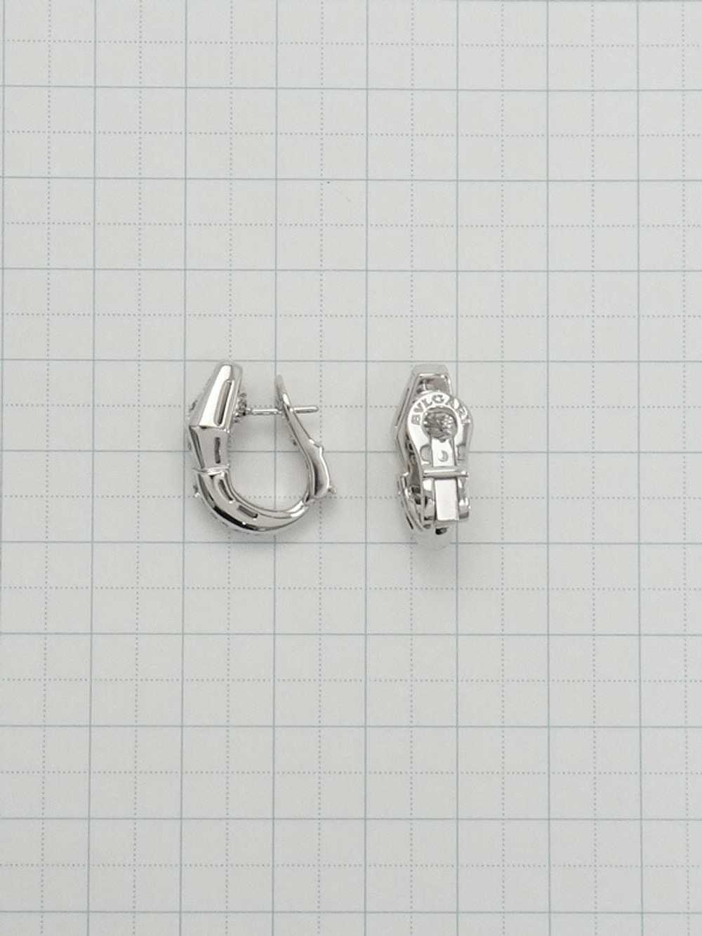 BVLGARI K18WG Serpenti Viper Earrings Diamond P00… - image 7