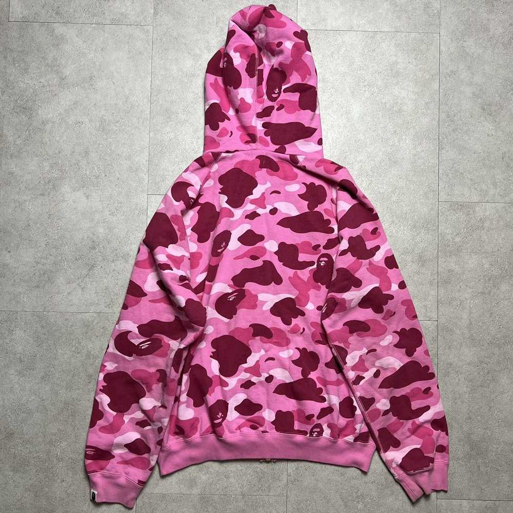 Bape Swarovski Color Camo Full Zip Hoodie - image 2