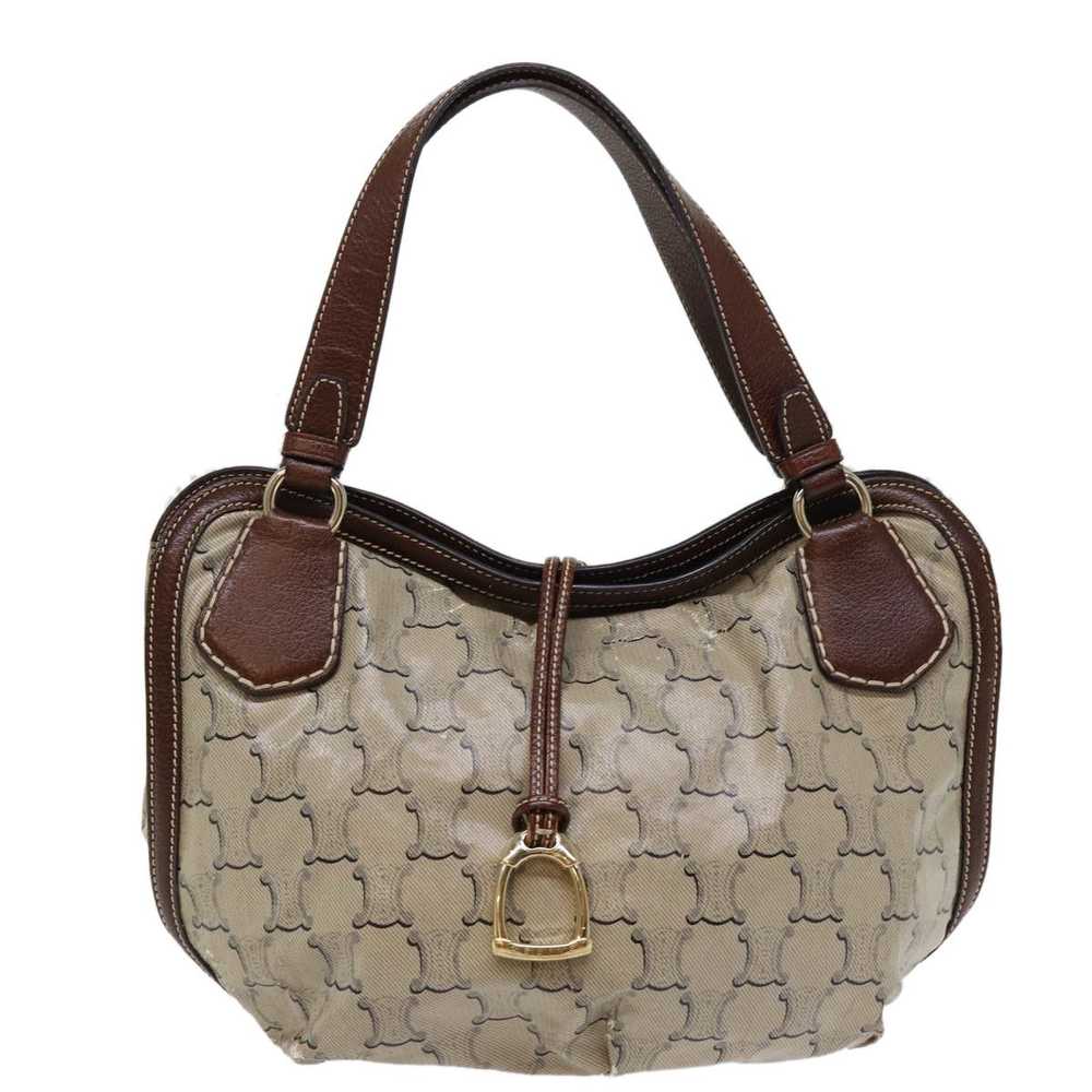 Celine CELINE Paris Macadam Canvas Hand Bag Brown… - image 12