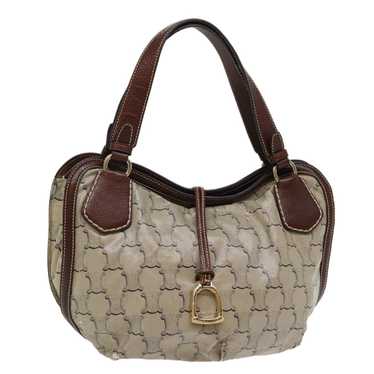 Celine CELINE Paris Macadam Canvas Hand Bag Brown… - image 1