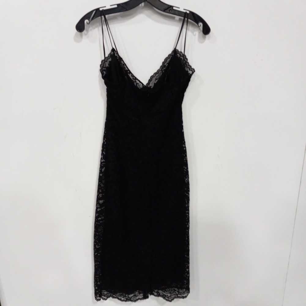 Express Black Lace Spaghetti Strap Dress Size XS … - image 2