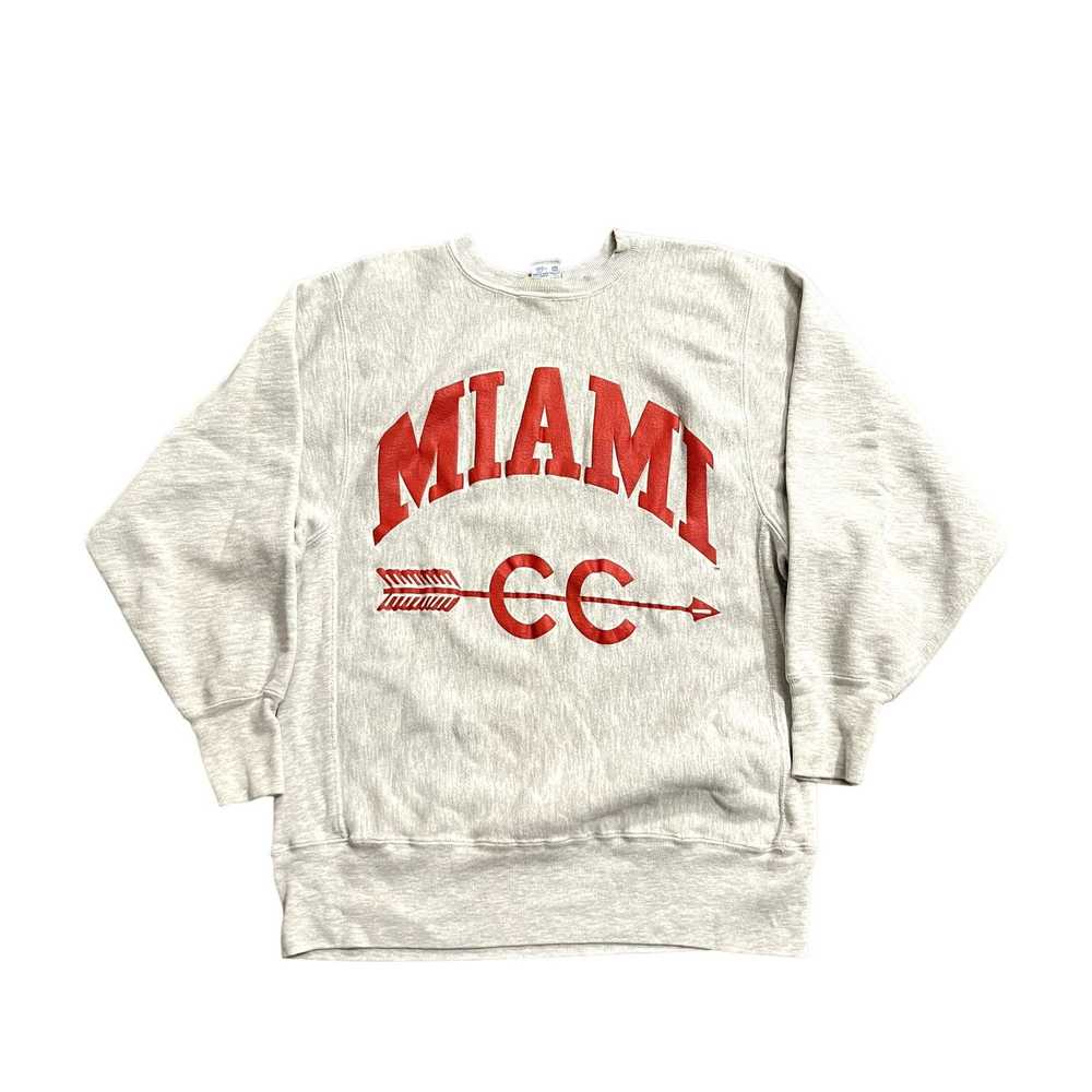 Vintage 80s/90s USA Made Miami Ohio Champion Reve… - image 2