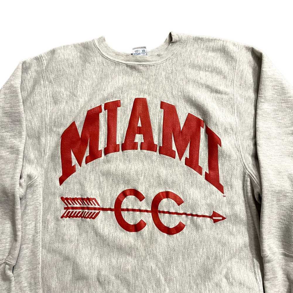 Vintage 80s/90s USA Made Miami Ohio Champion Reve… - image 3