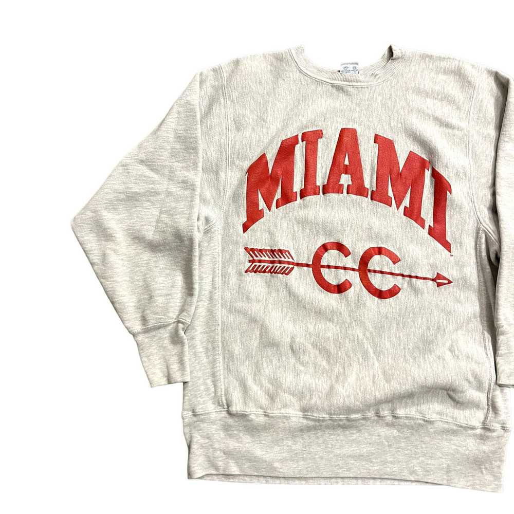 Vintage 80s/90s USA Made Miami Ohio Champion Reve… - image 4