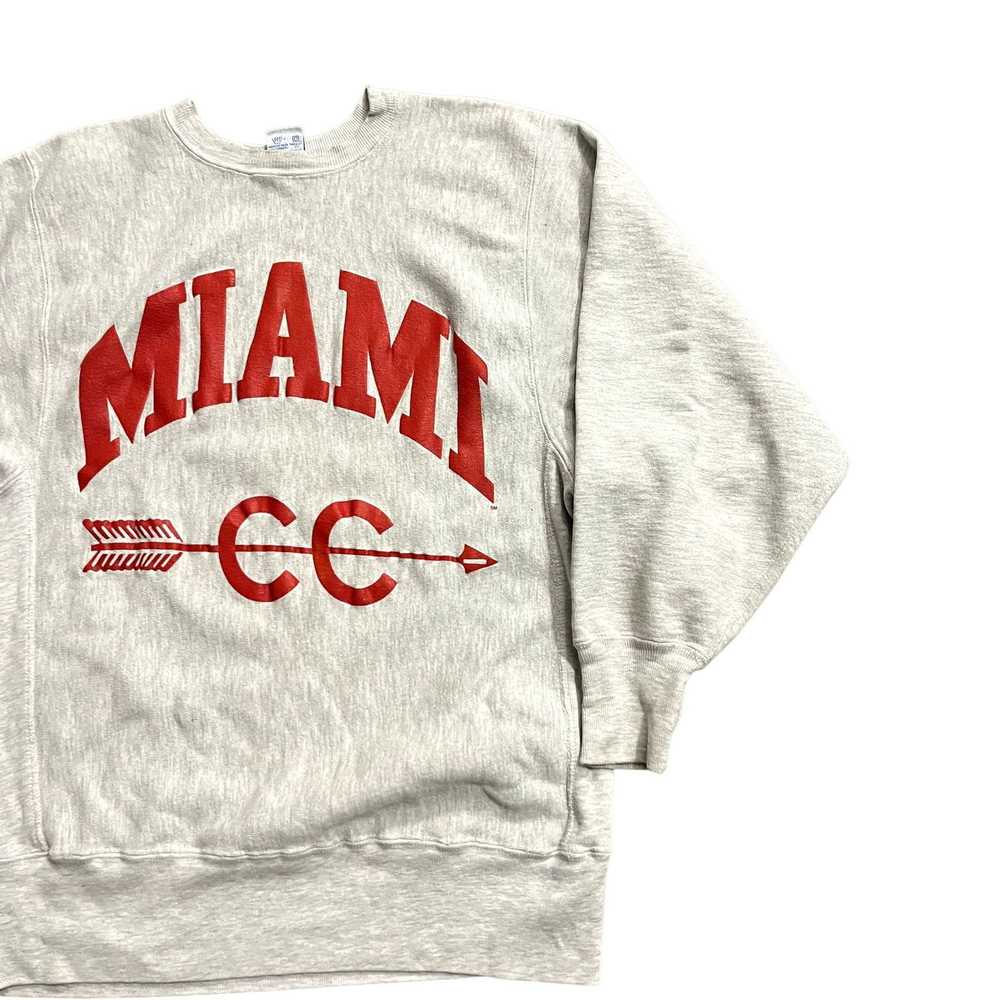 Vintage 80s/90s USA Made Miami Ohio Champion Reve… - image 5