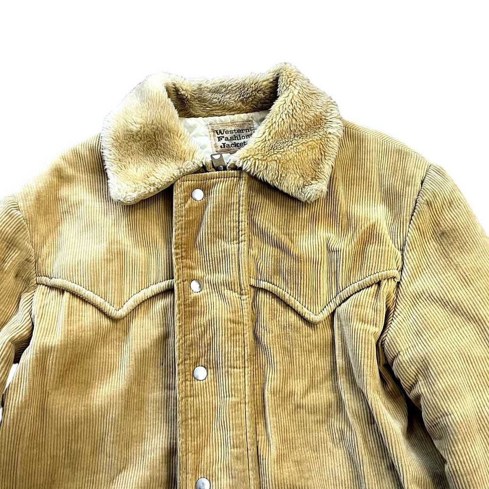 Vintage 70s VTG Beige Tan Western Fashion Jackets… - image 3