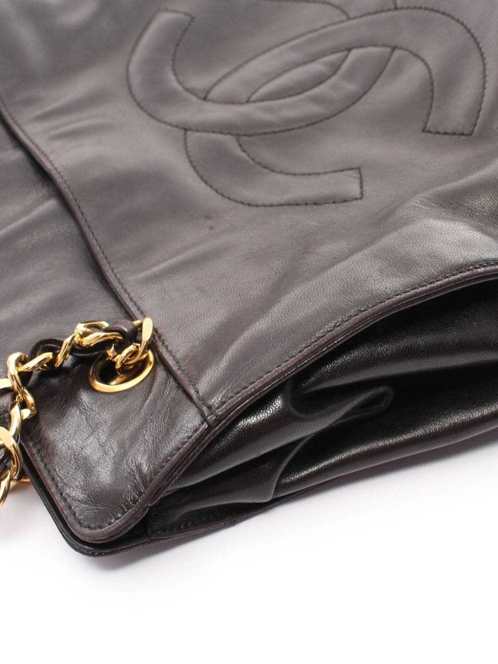 CHANEL Pre-Owned 1994-1996 CC leather shoulder ba… - image 5