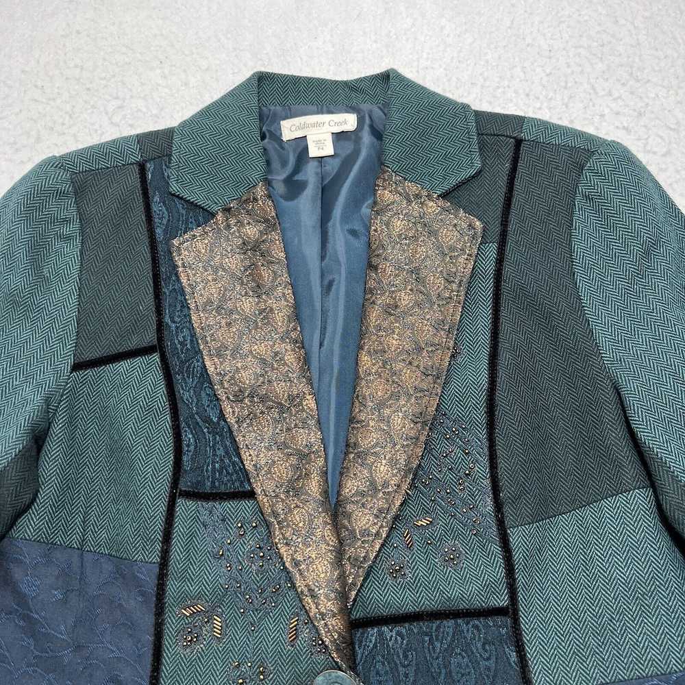 Coldwater Creek Coldwater Creek Teal Green Blazer… - image 2