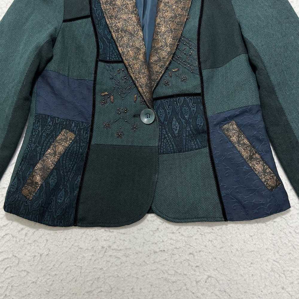 Coldwater Creek Coldwater Creek Teal Green Blazer… - image 7