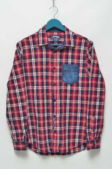 Desigual × Flannel × Hype Desigual Cotton Plaid Fl