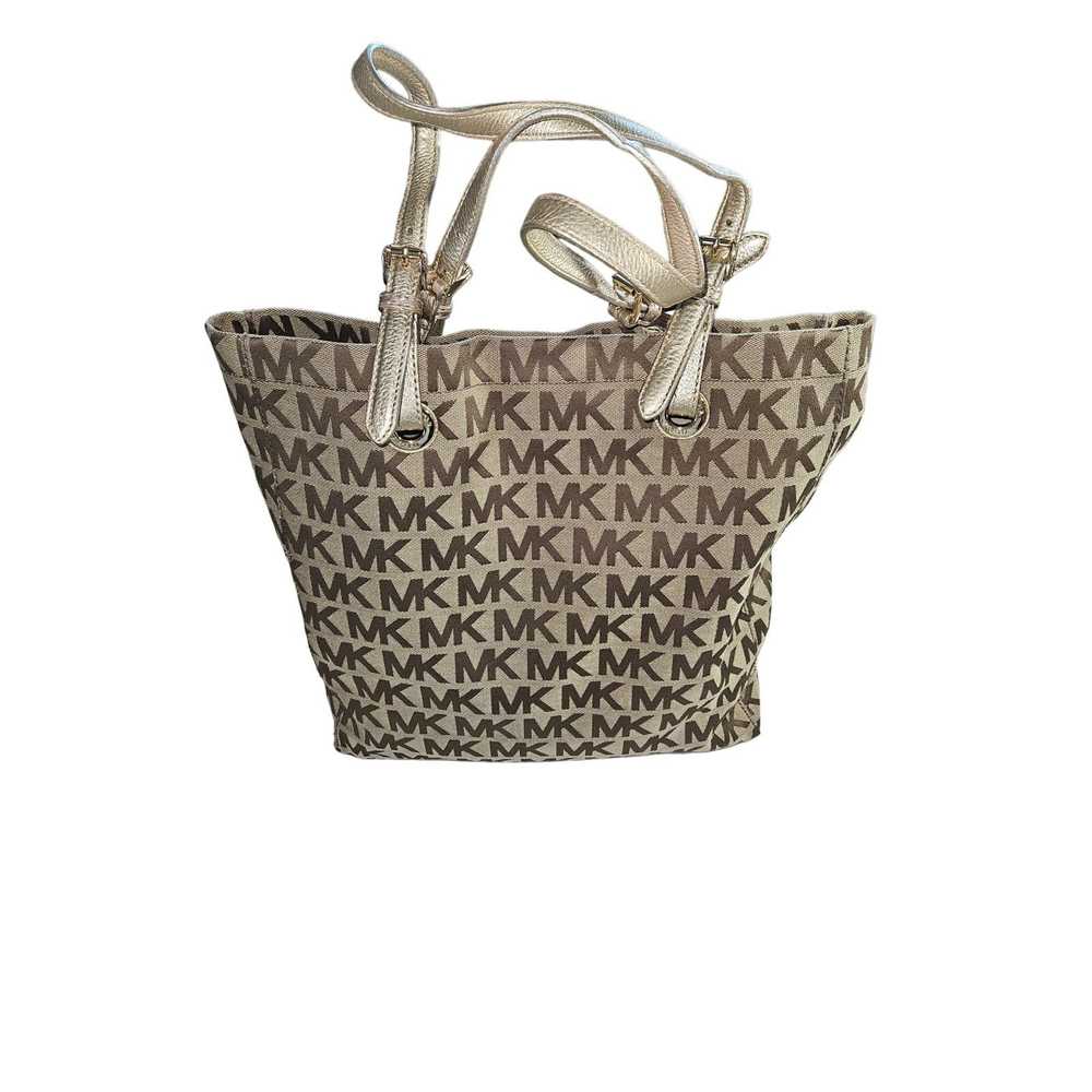 Michael Kors Y2K MICHAEL KORS CANVAS TOTE WITH LE… - image 1