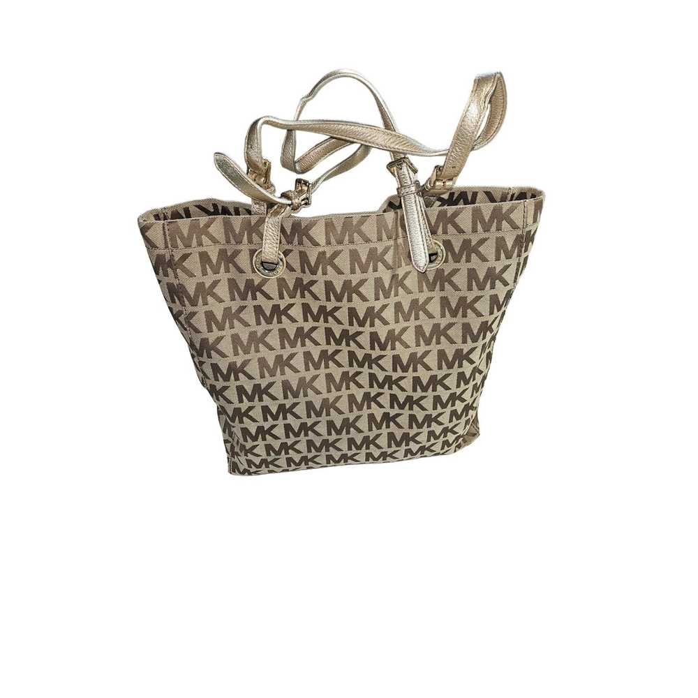 Michael Kors Y2K MICHAEL KORS CANVAS TOTE WITH LE… - image 3