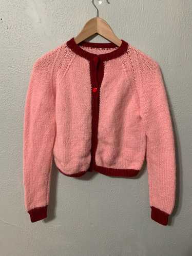 Cardigan × Coloured Cable Knit Sweater × Vintage … - image 1