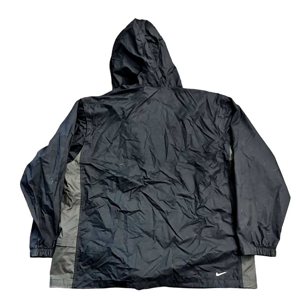 Vintage 90s/Y2K VTG Nike Black Nylon Windbreaker … - image 9