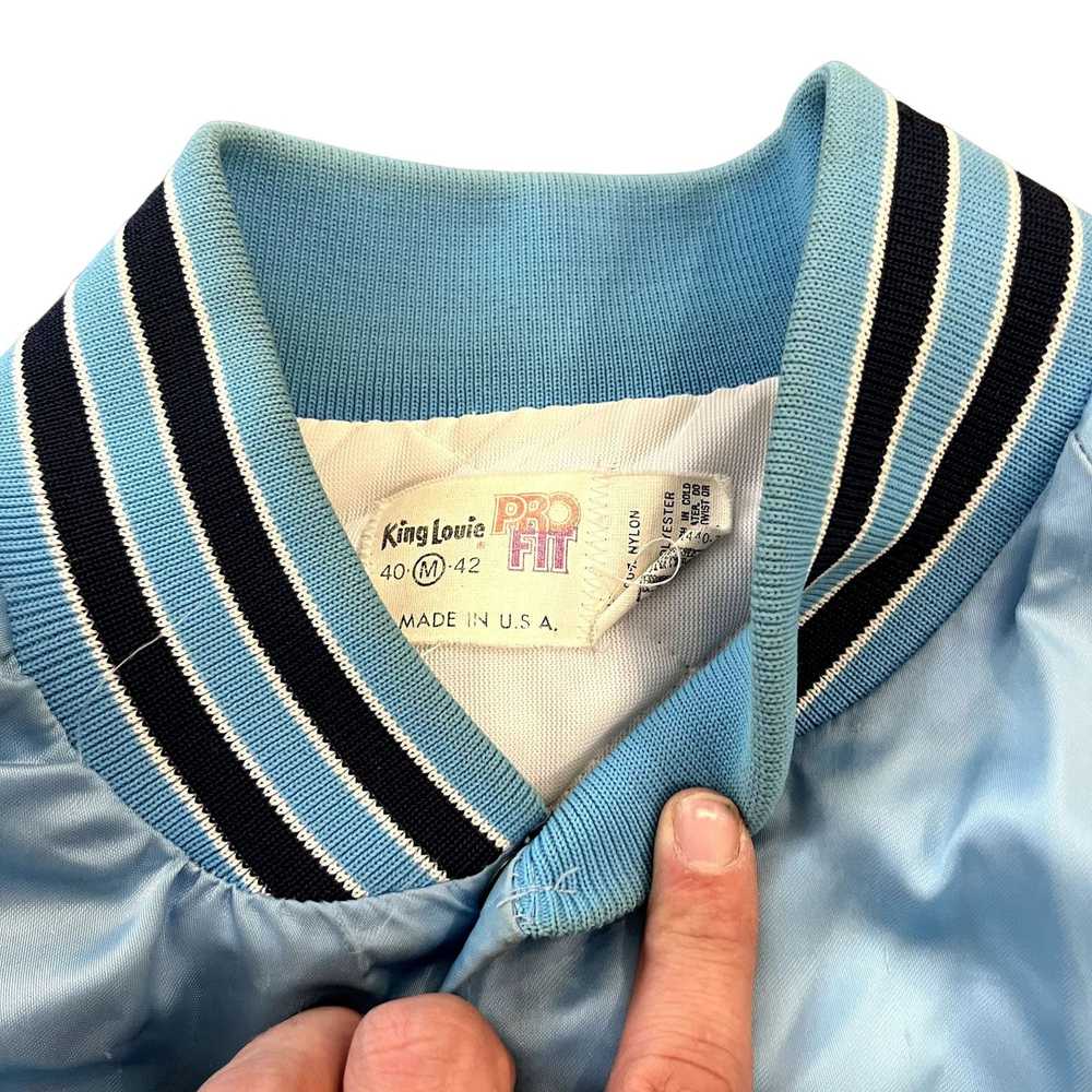 Vintage 80s VTG Baby Blue Eckert Colorado Deer Em… - image 10