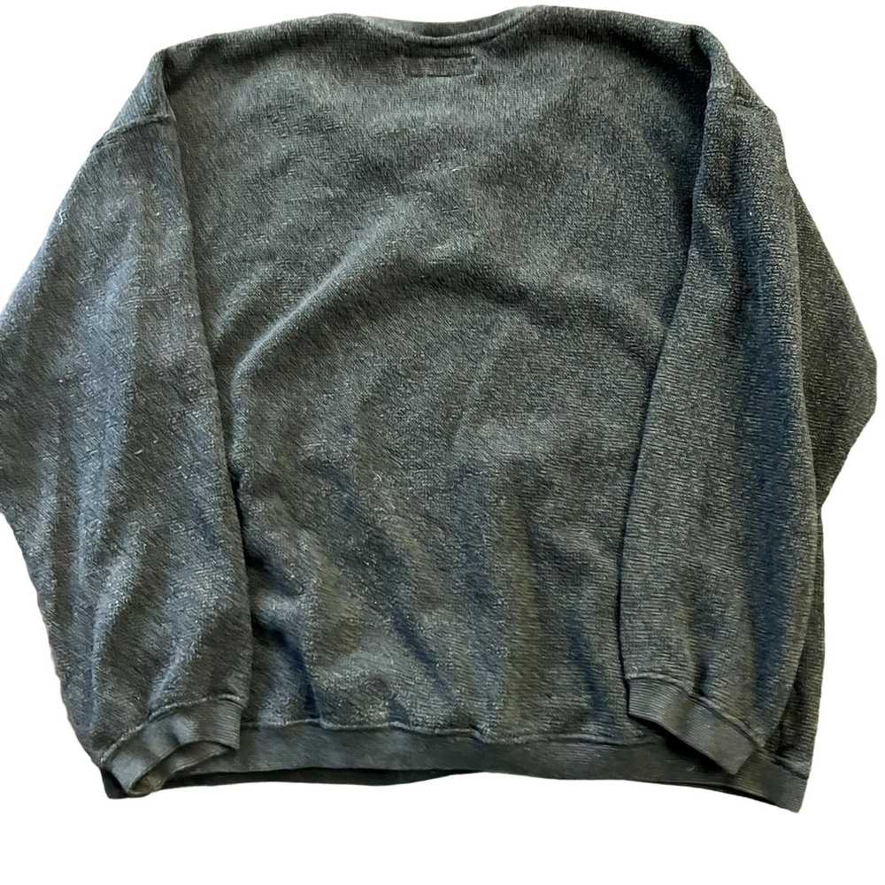 Vintage 90s/Y2K VTG Gray Charcoal Big Dogs Pullov… - image 11