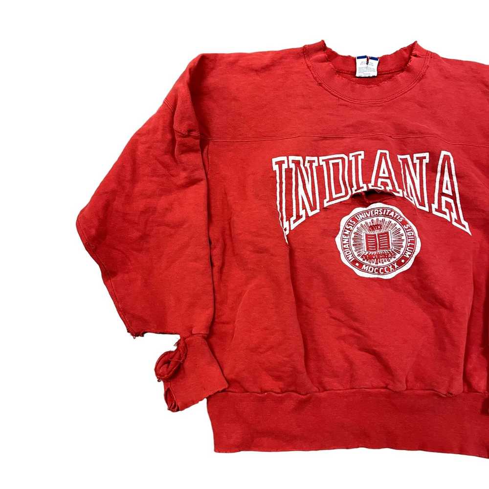 Vintage 90s Thrashed Distressed Indiana Universit… - image 4